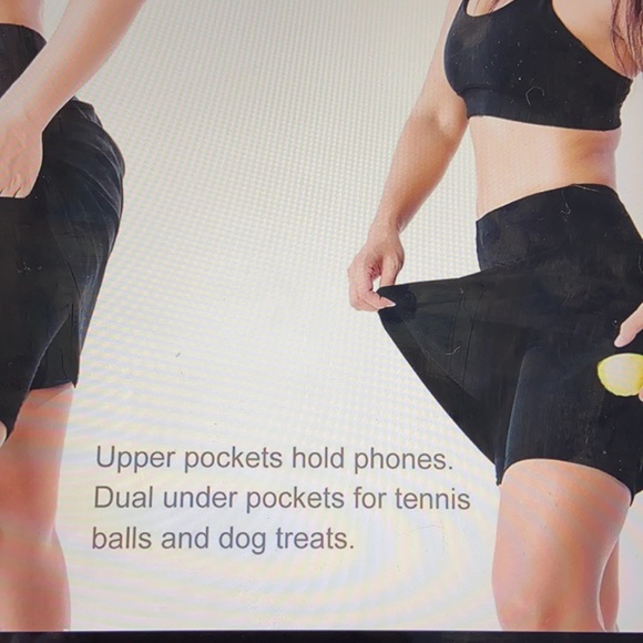 NWT Yogipace UV Protection 17” Skorts Size Large - Picture 8 of 9